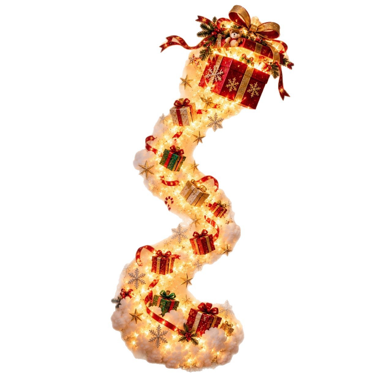 Cross - Border Pocket Christmas Magic Trail Wall Light Christmas Magic Wall Light
