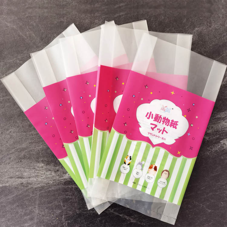 小动物纸袋透明方体袋长方形仓鼠木屑包装袋批发塑料薄膜PE袋