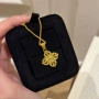 小众十字奢华吊坠颈链