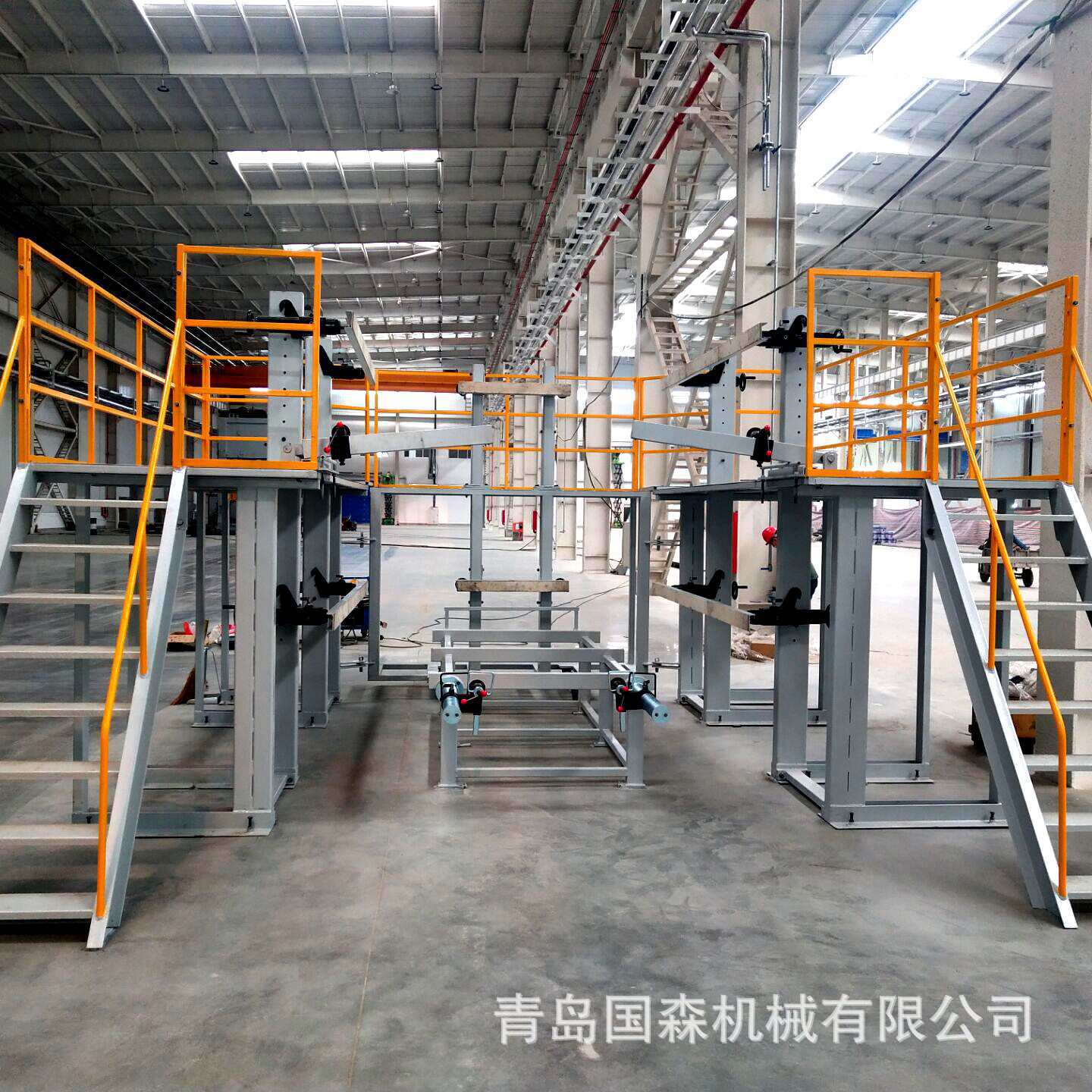 青岛国森机械制造厢式货车冷藏车5-16.5M车厢组装架