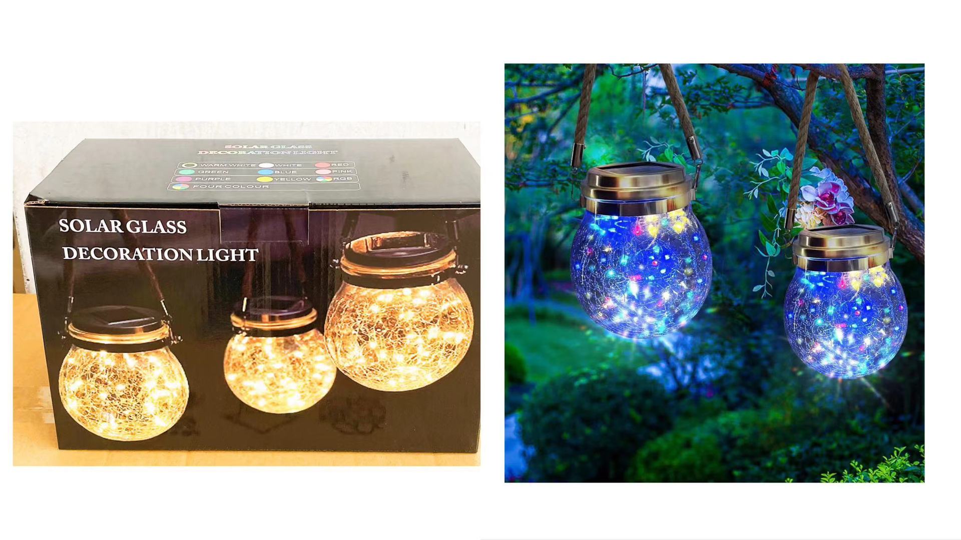 헤밍 라운드 크랙 30구슬 4색 라이트 2팩