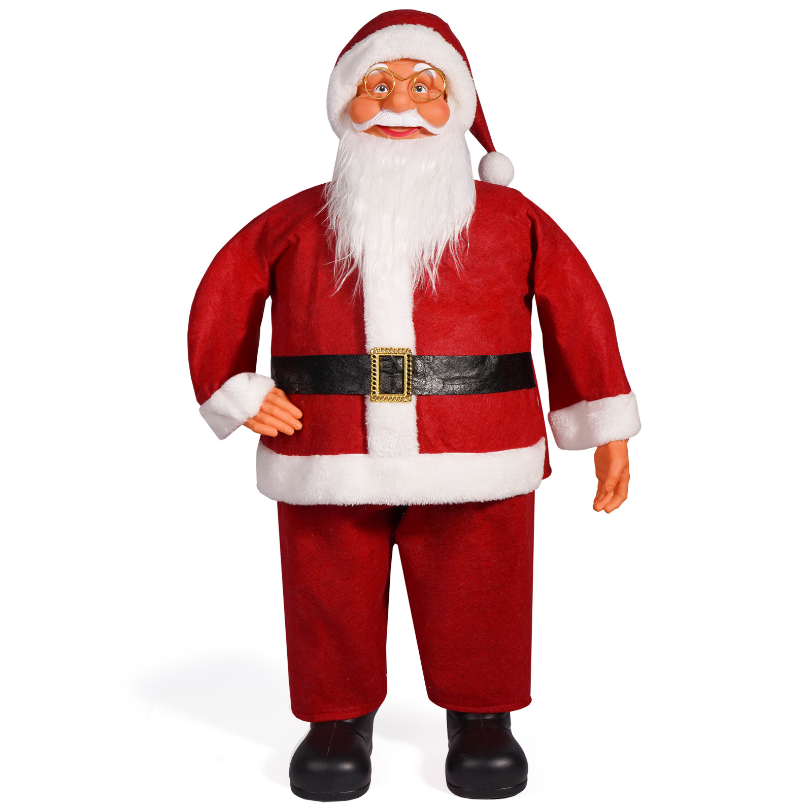 Navidad transfronteriza de 31 pulgadas Santa decoraciones grandes creativas decoraciones verdaderas adorables decoraciones navideñas