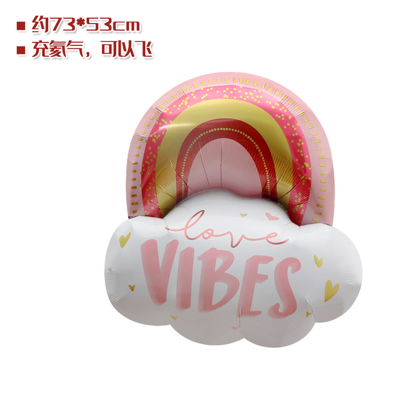 2022 nuevo día de San Valentín Tema de dibujos animados forma de aluminio globo propuesta fiesta decoración globo boda