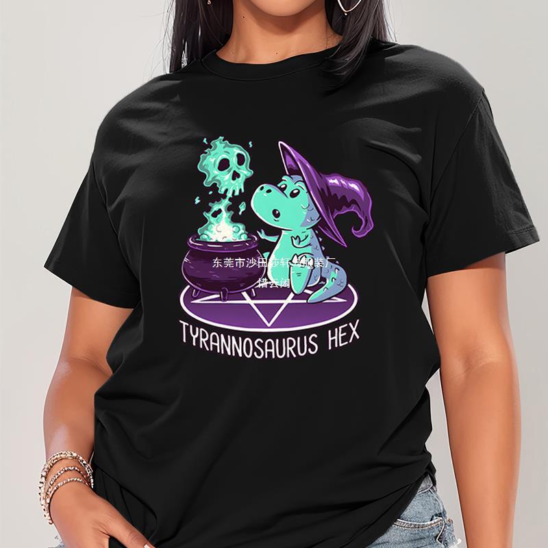 Funny t Shirt Graphics tyrannosaurus HEX Watch Magic Summer Short-sleeved Women O-neck Harajuku Fashion Casual Basic t Funny t Shirt Graphics tyrannosaurus HEX Watch Magic Summer Short-sleeved Women O-neck Harajuku Fashion Casual Basic t