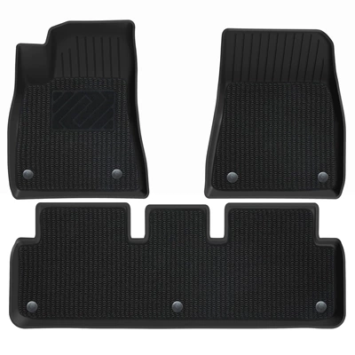 Trunk Mat — Integrated Mats, Seat Back Cushions - refreshed-model-3tpe-floor-mats-menis-carpet-surface-6-piece-set-high-quality-tpe