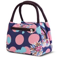 手提包女新款防水饭盒袋便当包妈咪包午餐包手提袋小布包包手拎包