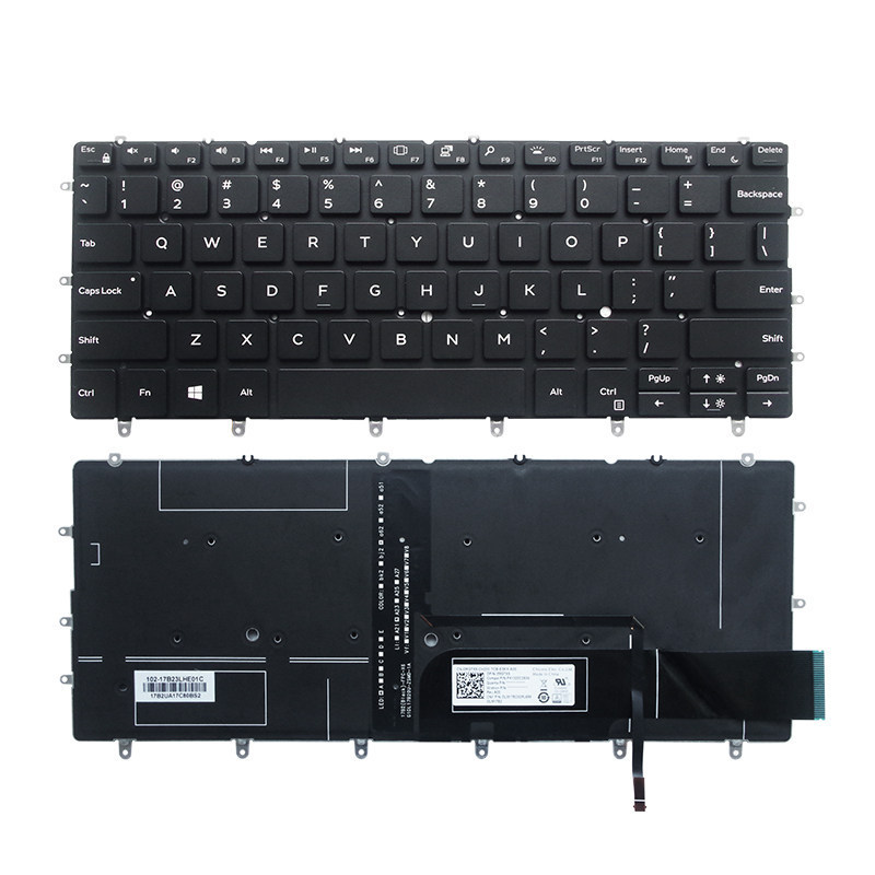 Suitable for Dell Xps 13-9370 9317 9380 9305 7390 P82G Keyboard 9365 P71G001 Suitable for Dell Xps 13-9370 9317 9380 9305 7390 P82G Keyboard 9365 P71G001