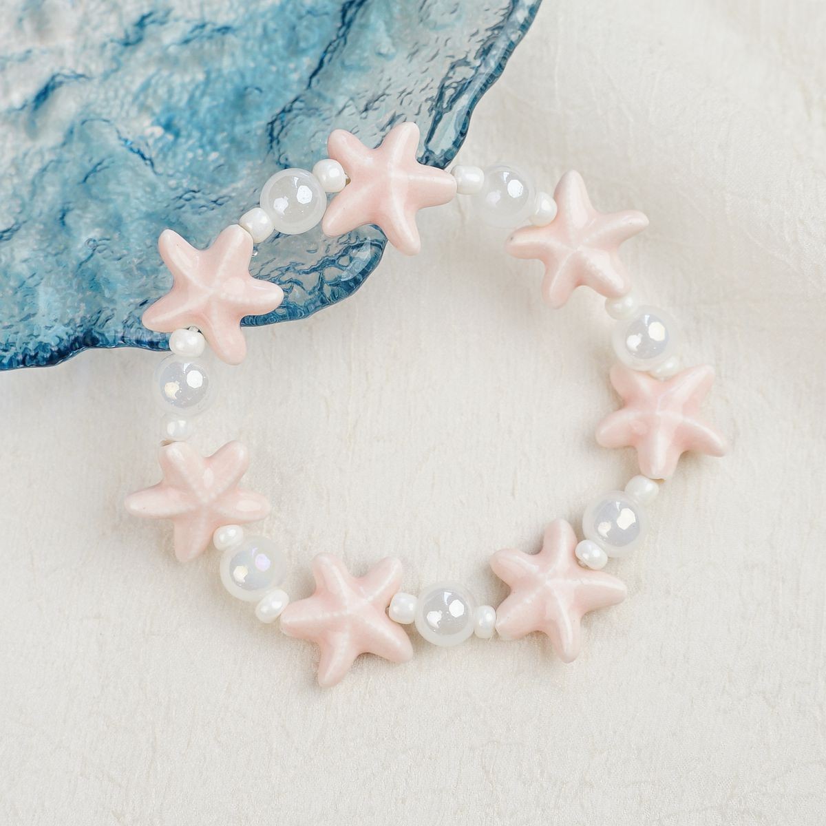 Jingdezhen pulsera de cerámica de verano mujer alta sensación galletas serie de gatos nicho diseño universal pulsera alta sensación