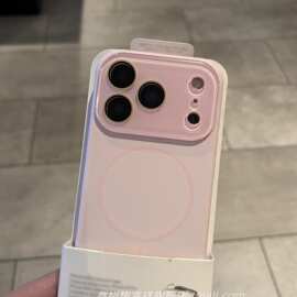 ~~粉白少女Beats细圈磁吸耐脏真液态硅胶不会发黄适用苹果17简约