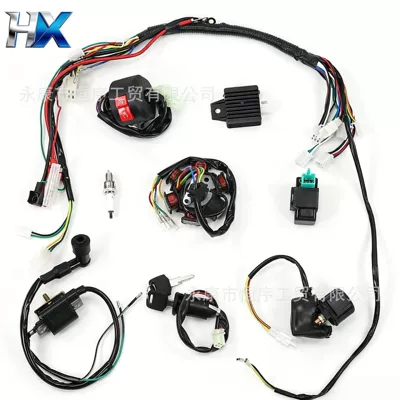 C110Atv50Cc-110Cc Four-Wheel Atv Off-Road Motorcycle Wiring Harness Set Igniter High Voltage Package