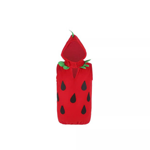 Carnival Children's Day Fruit Costume Simulation Strawberry Hooded Clothes Kindergarten Stage Performance Clothes Fashion Show Clothes