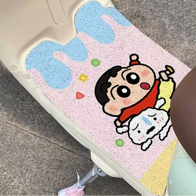 Resistant and Easy-to-take-care Silk Loop Foot | Electric vehicle foot mat - the-poor-little-white-was-suppressed-3050cm-silk-circle-default-rectangle-needs-to-be-cut-by-yourself
