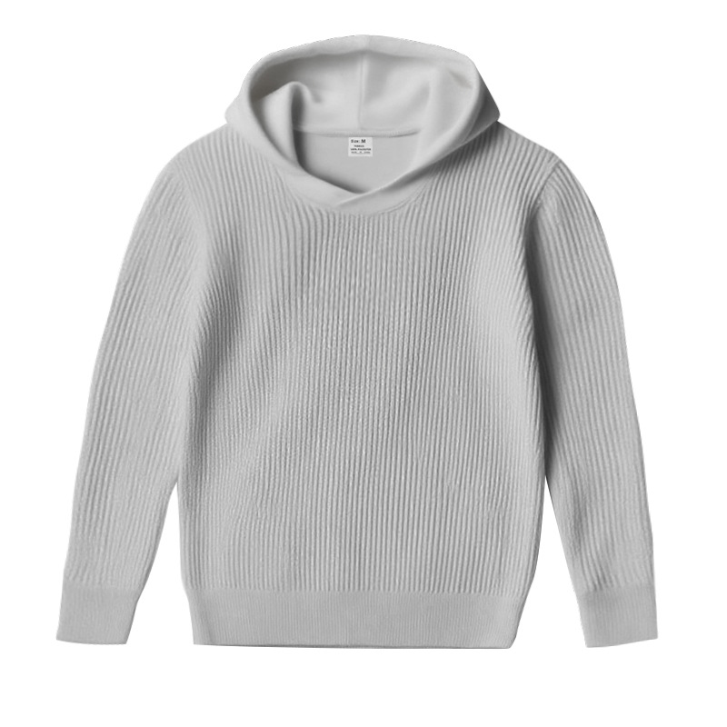 Herren Kapuzenpullover Strickjacke Für Herbst Und Winter_voghion.com