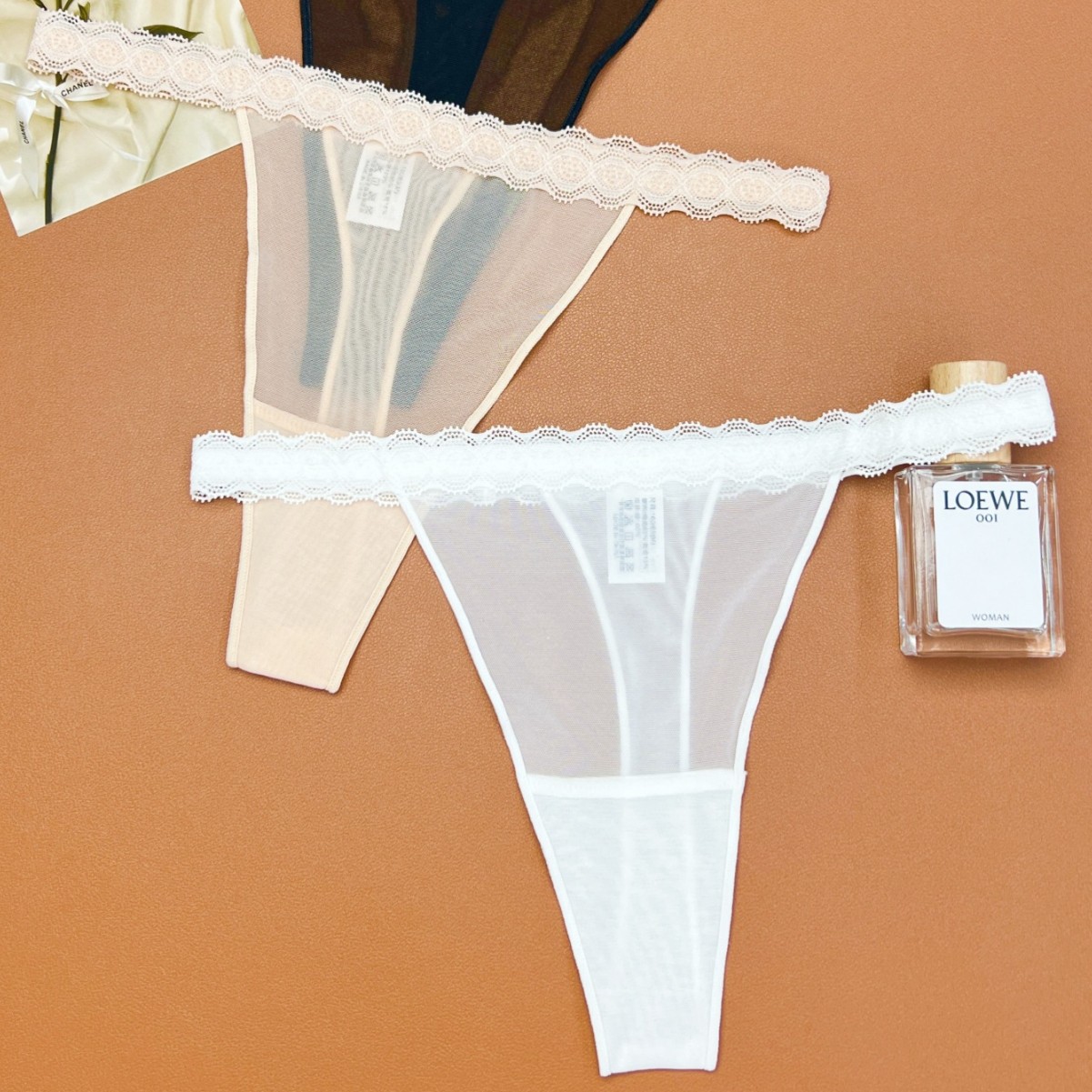 New Summer Thin Sexy and Tempting Women's Transparent Small Inner Mesh Nude Low-Waist Breathable Triangle Women's Underwear