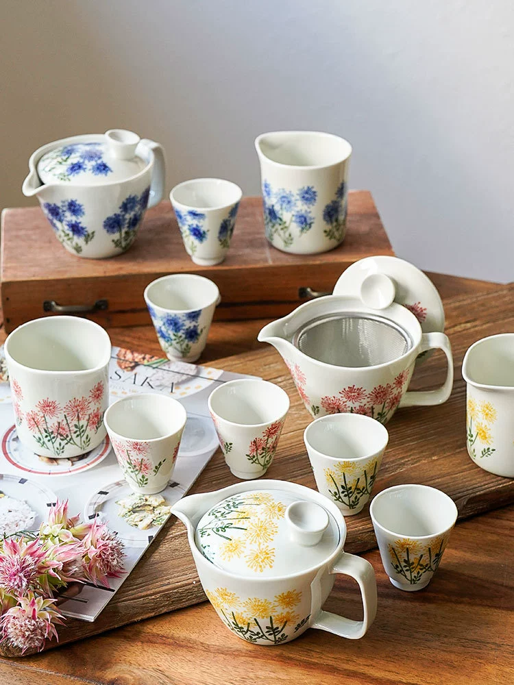 Район Позоми/Чайник с чайной чашкой (2 шт)