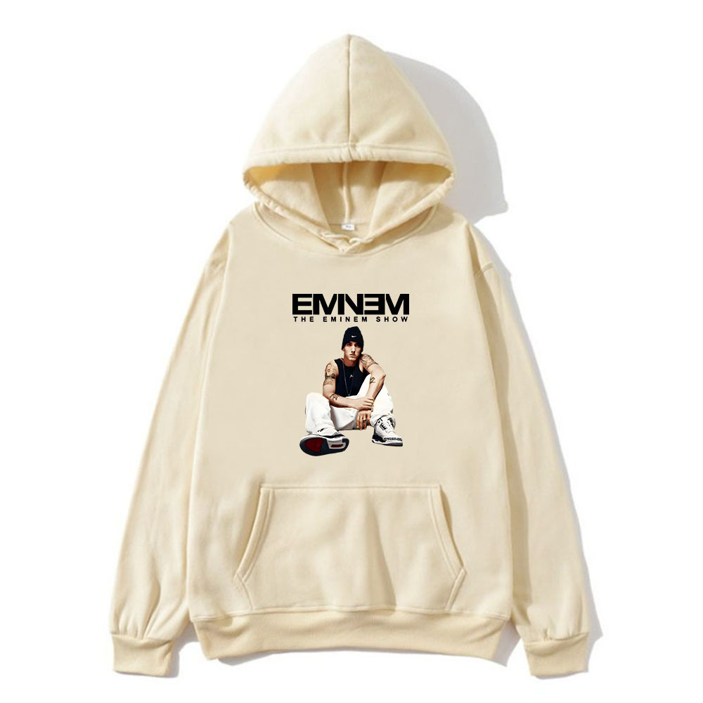 Eminem Hoodie Graphic Printing Hooded Fleece Sweatshirt Funk