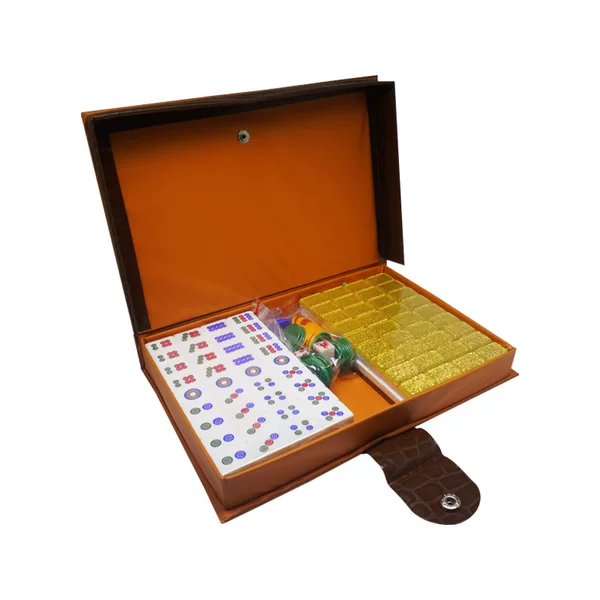 Spot wholesale 23mm acrylic mahjong mini Crystal mahjong outdoor portable travel small mahjong Guangdong mahjong