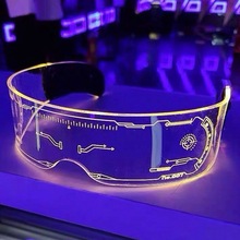科技眼镜充电科幻发光生日网红未来酒吧护目厂家厂家批发一件批发