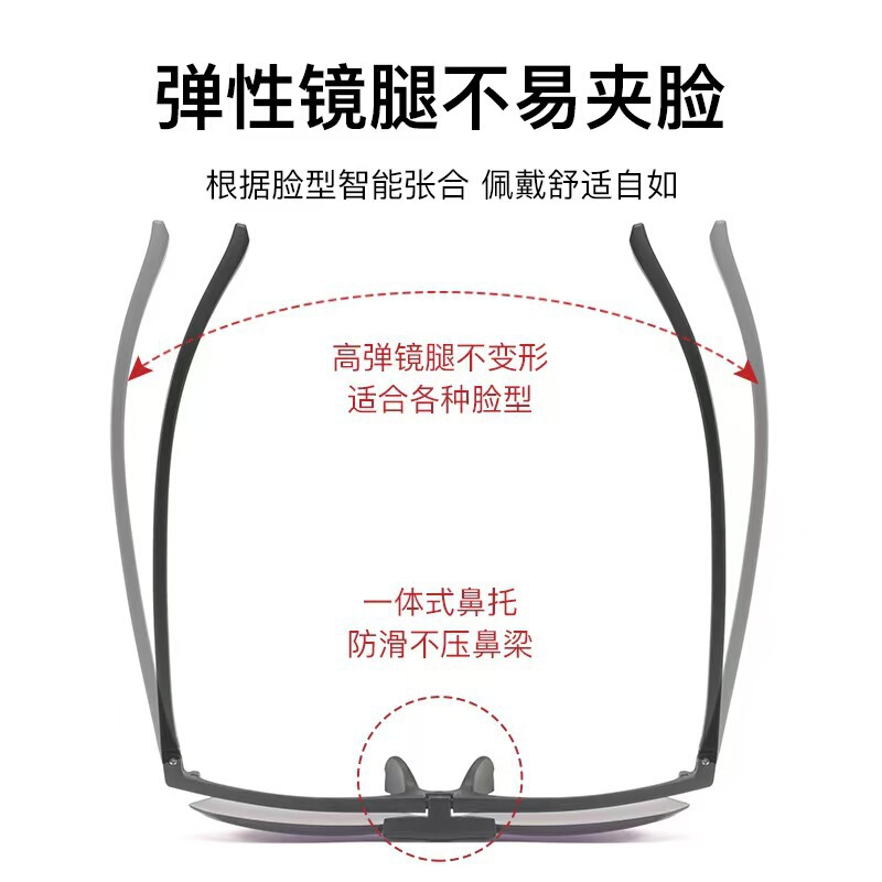 ファッションのカバーをひっくり返して高清の青い光の老眼鏡の男性の項を防ぎます。|undefined