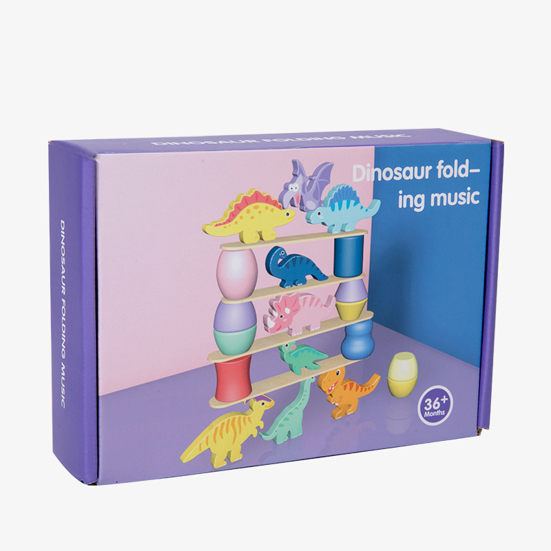 Niños Jenga, bloques de construcción, dinosaurios, animales, juguetes de equilibrio, educación temprana, rompecabezas, interacción entre padres e hijos, juegos de mesa
