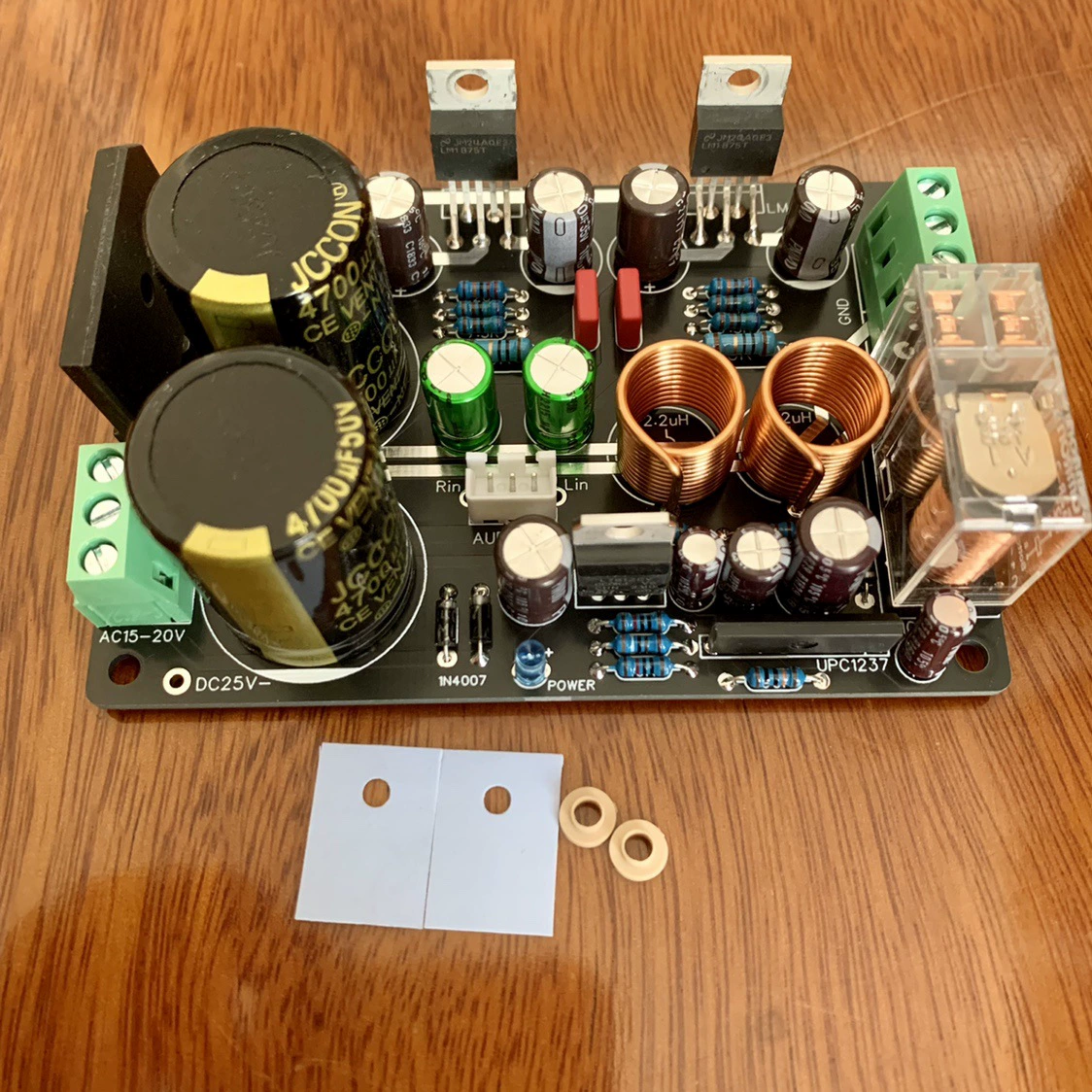 LM1875 плата усилителя лихорадки, детали «сделай сам», европейская и американская классическая GC, прочная версия, готовый комплект Hi-Fi с желчным вкусом