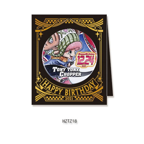 Бейдж дня рождения Comic Factory ONE PIECE Лuffy Zoro Chopper Sanji Nami стойка для бейджей на день рождения