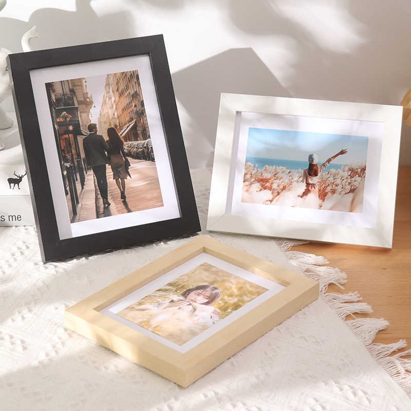 Modern minimalist photo frame wholesale table 5 inch 6 inch 7 inch 8 inch A4 photo wall art decoration children's picture frame