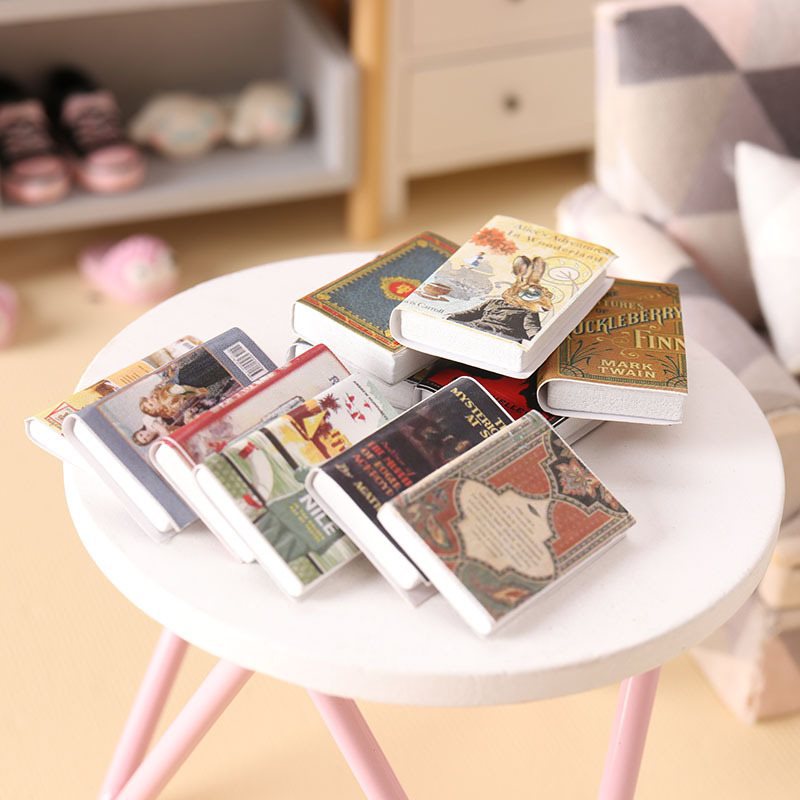 Miniature food play simulation English small book furniture