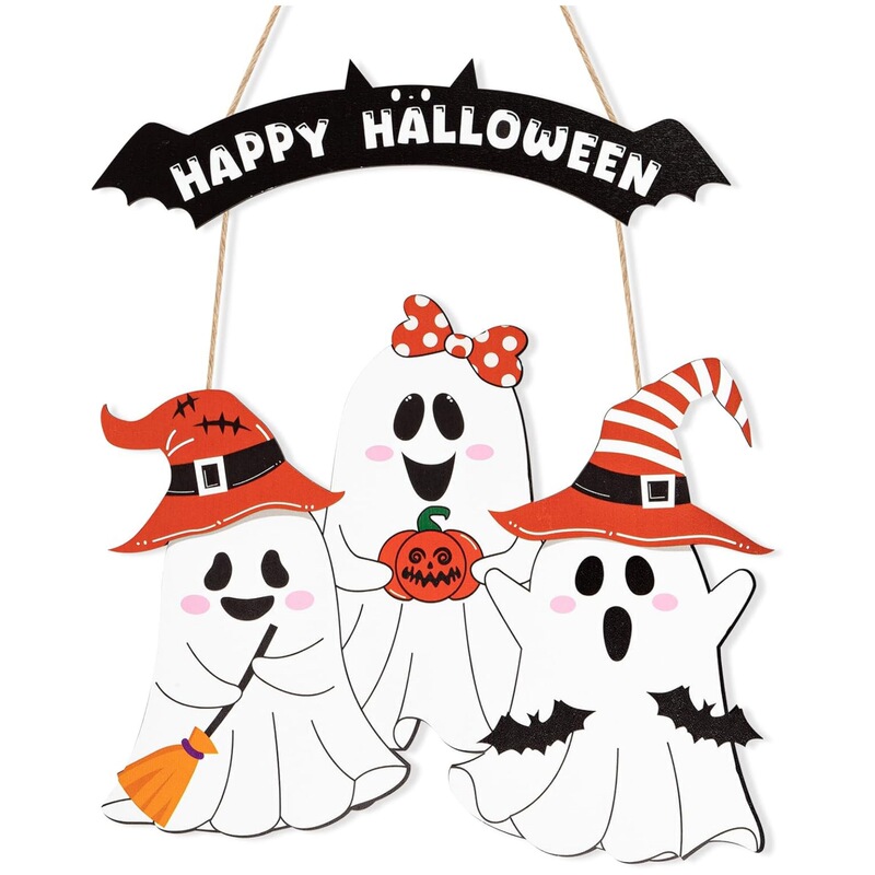 クロスボーダーハロウィンペンダント木製お祭り雰囲気ドア吊り壁掛け装飾シーンレイアウトホラーペンダント用品|undefined