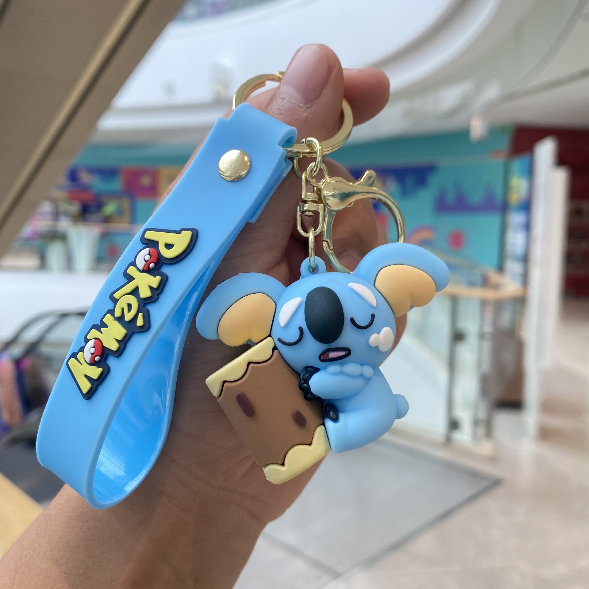 Nuevo estilo de dormir Zibao Ke Meng llavero colgante Lindo Pikachu muñeca bolsa adornos coche pequeño regalo al por mayor