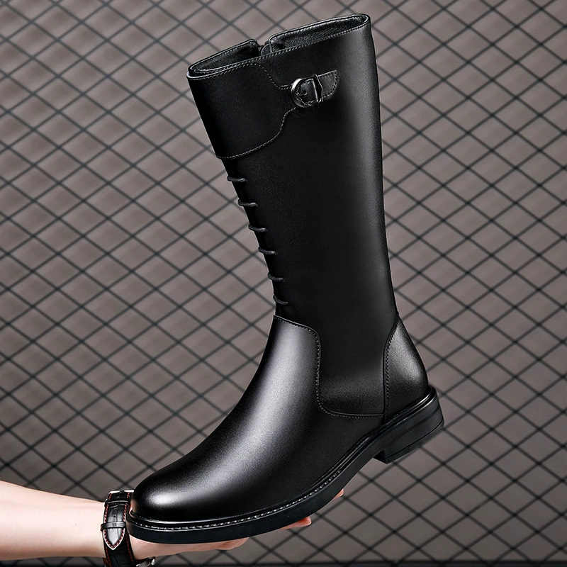 Мужские ботинки Martin, осенне-зимняя новая обувь из мягкой кожи, мужские ботинки конного рыцаря, сапоги для консьержа, европейские и американские высокие сапоги