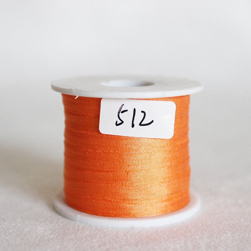 4 mm DIY mano cinta de seda flotante cinta de embalaje rosa cinta de color negro Ling Miao material de cinta para el cabello