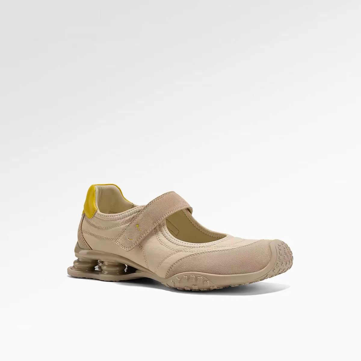 Chunky Mary Jane Trainer Shoes For Women - Retro Comfort Platform Sneakers With Elastic Strap, Breathable & Lightweight_vogvips.com