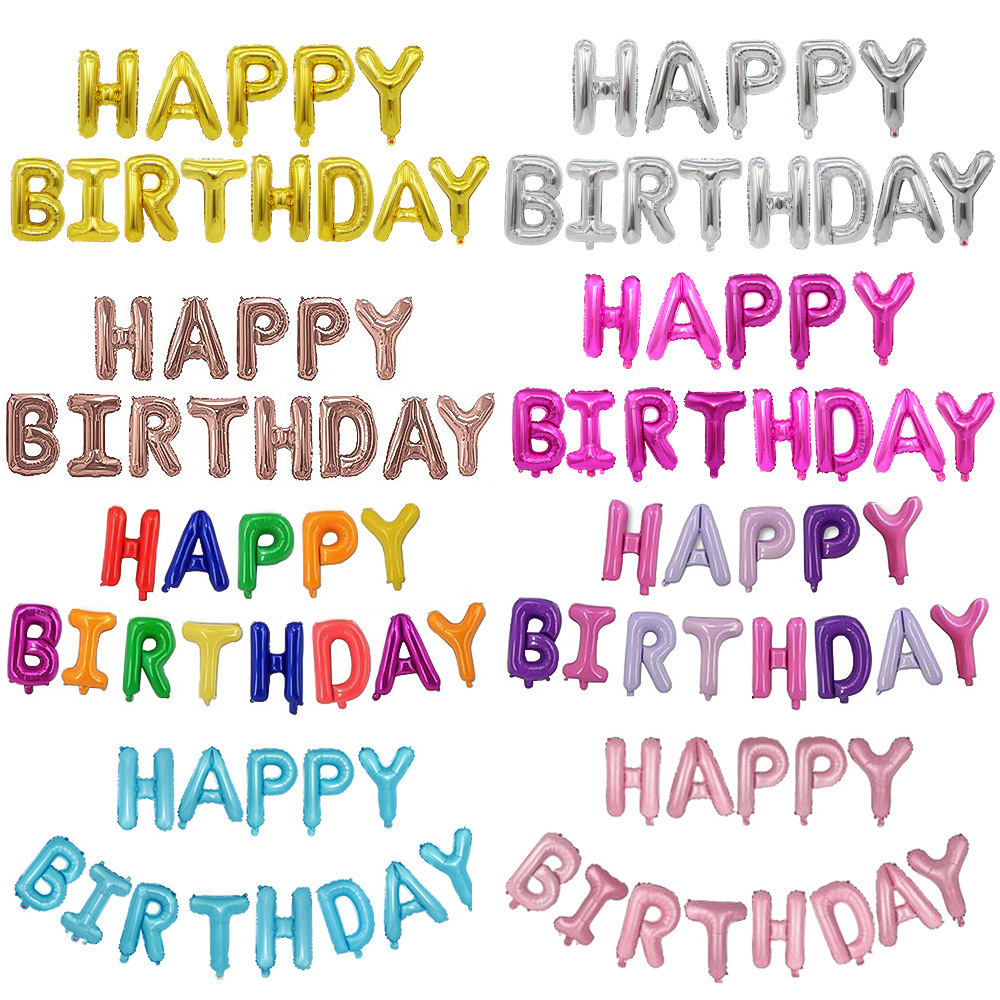 Birthday balloons set, birthday, wedding, proposal, celebration party, gathering decoration balloons wholesale