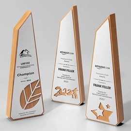 水晶工艺品;奖杯;木质工艺品