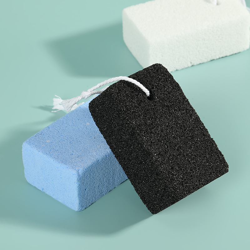 創意簡約純色磨腳石PU腳底死皮老繭浮石火山石專用高級去死皮批發