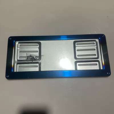 Wholesale Thai Standard License Plate Frame, Thickened License plate holder/license plate holder - baked-blue