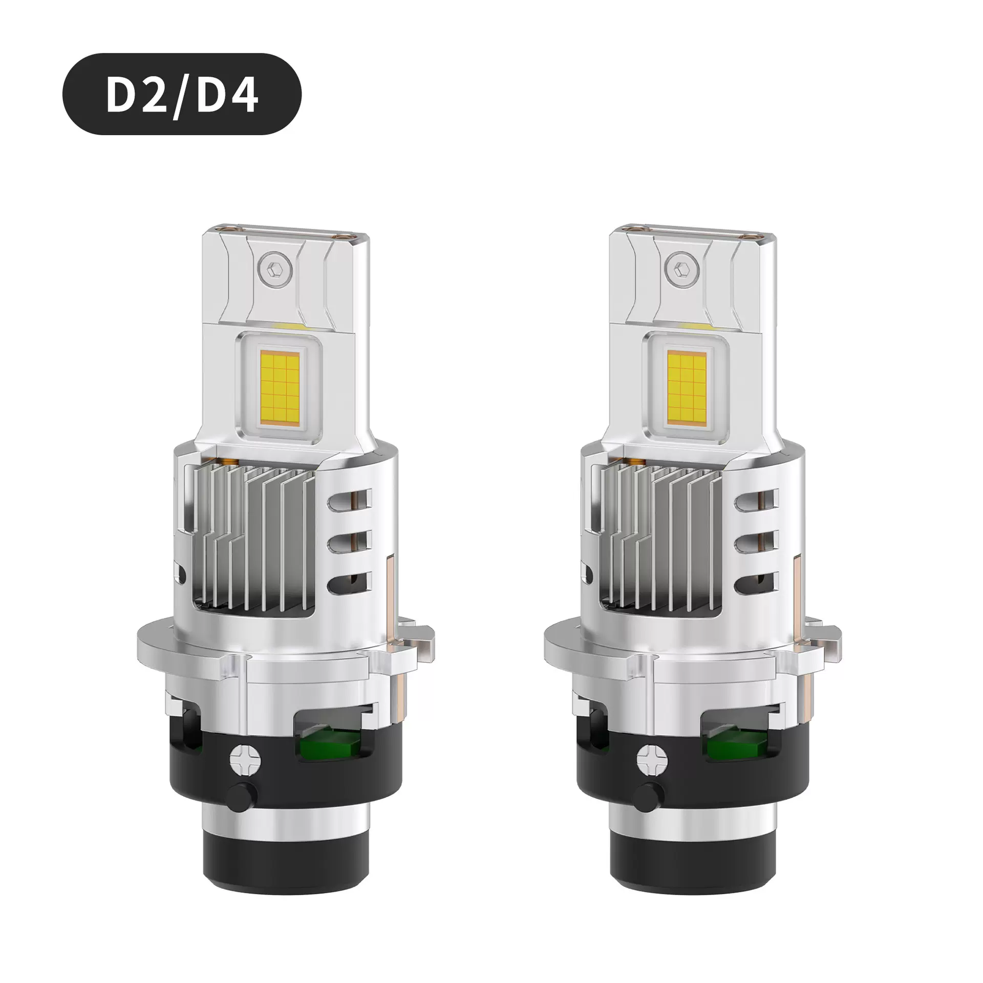 D系列双铜管高亮led汽车大灯 D2D4直插1:1无损替换原车氙气灯