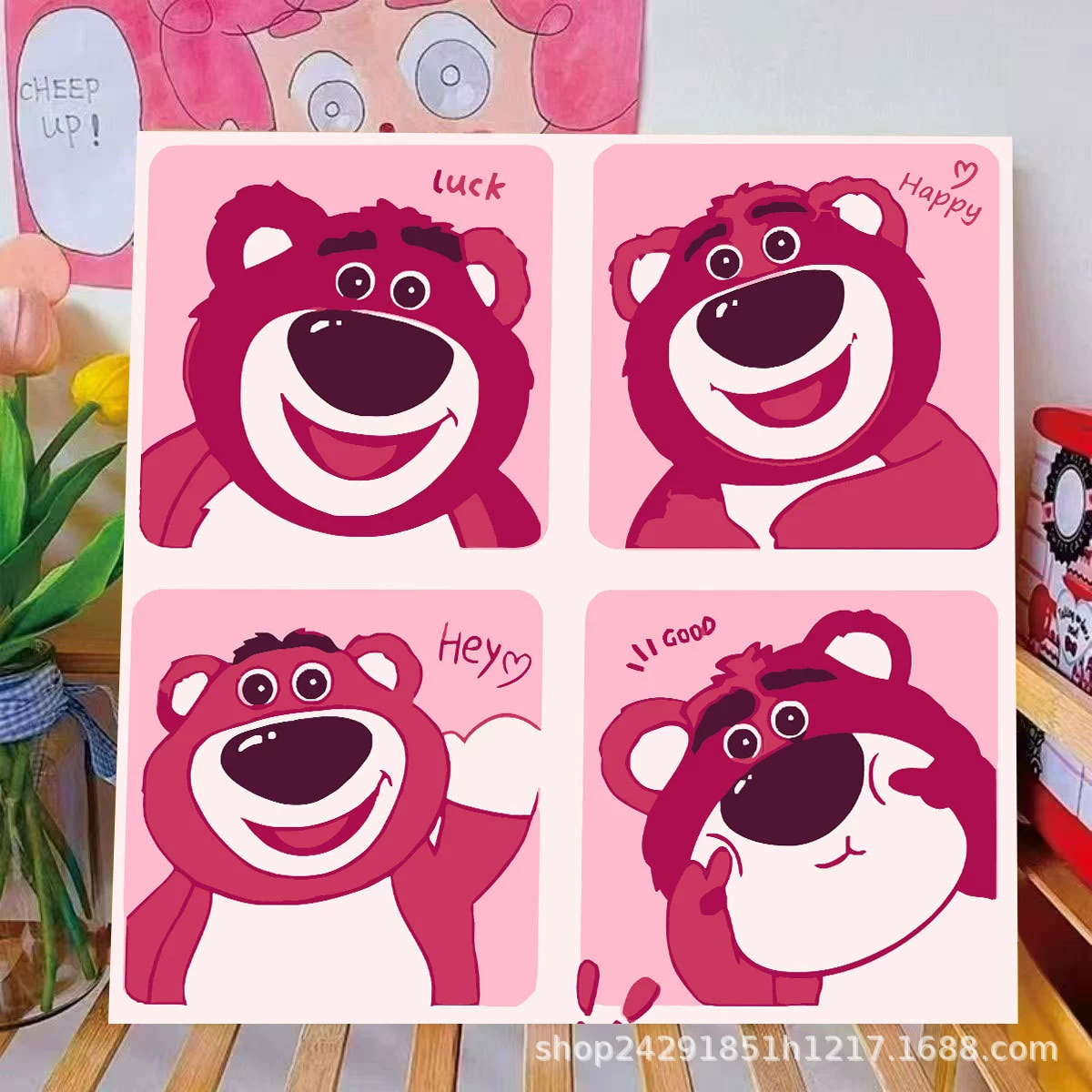 Суперпопулярная четырехпространственная DIY цифровая масляная живопись мультфильм анимация подарок друзьям для снятия скуки handmade декоративная картина
