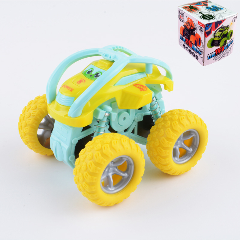 Inercia 4WD juguetes para niños y niñas acrobacias rodante coche de caída modelo de automóvil infantil al por mayor