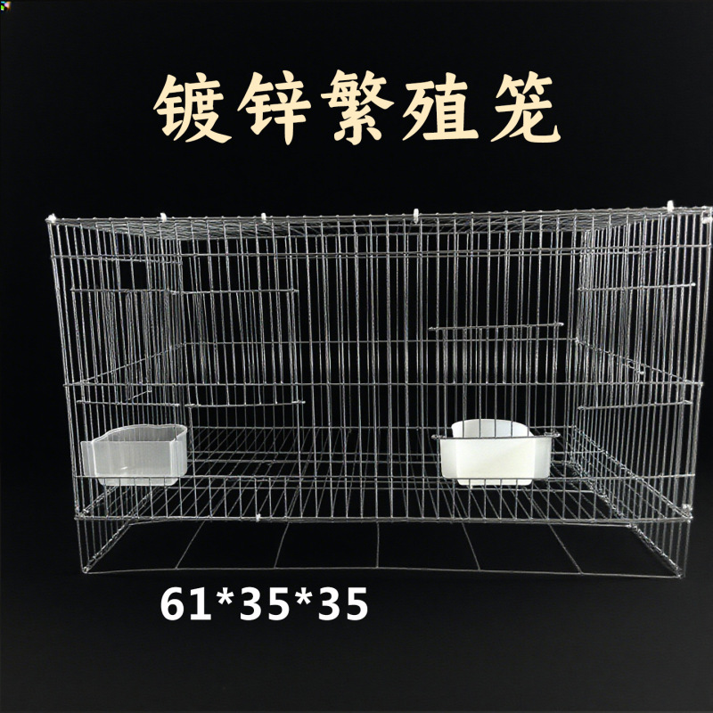 中型鸟笼镀锌鹦鹉笼电镀锌鸽子笼玄凤八哥小太阳养殖笼牡丹繁殖笼|undefined