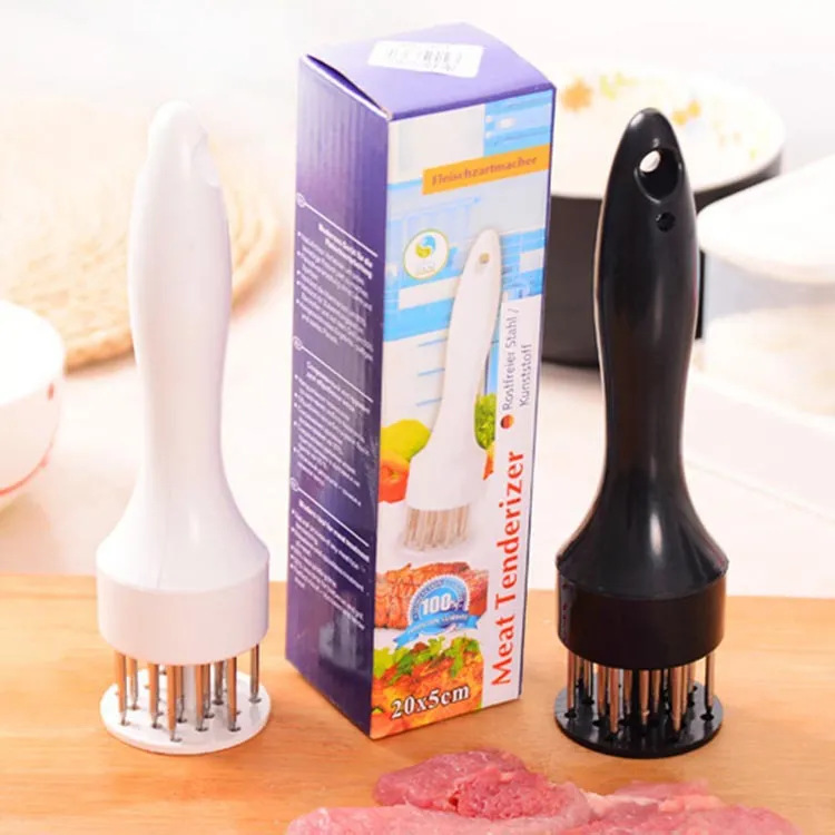 不锈钢松肉器牛排断筋器嫩肉锤扣肉针插肉牛扒牛肉敲扎鸡腿孔神器