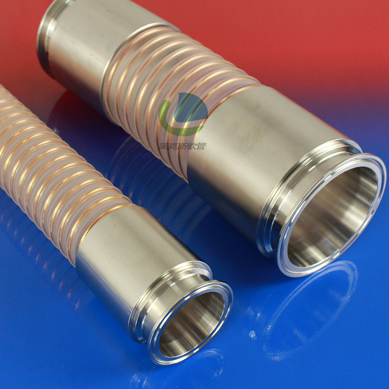 聚氨酯PU钢丝软管内壁平滑下料线路板吸尘管耐磨软管厂家直销