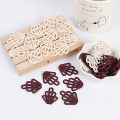 PVC 模擬ミニチョコレートフラワー diy 手作りデザートケーキデコレーションアクセサリー模擬食品チョコレートおもちゃ