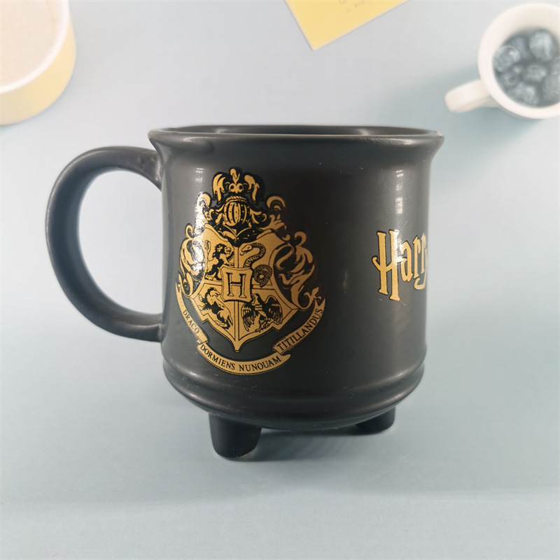 Cross-border hot sale Harry Potter incense burner Cup ceramic cup anime water cup large capacity Cup triangle Pot Mug