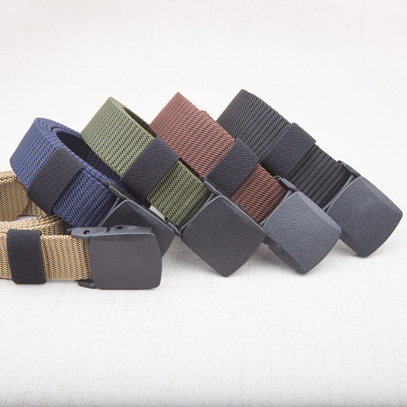 Cinturón táctico de nylon, hebilla resistente, anti-alergia, entrenamiento militar