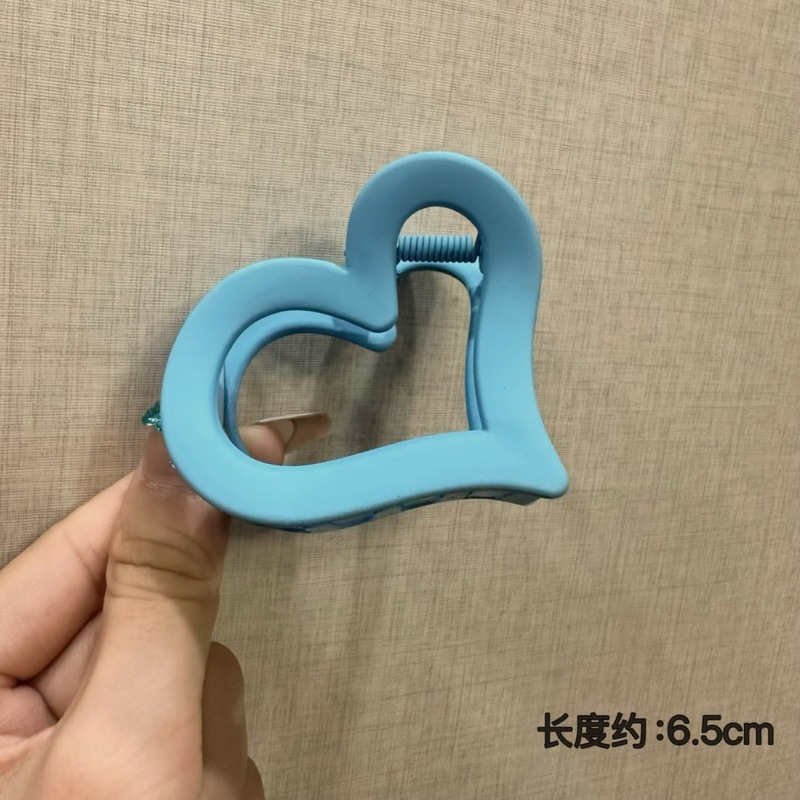 日系高级可爱い透白ポイントファッション多発甘い量大きいサイズ后头部サメ少女ヘアクリップ髪饰り|undefined