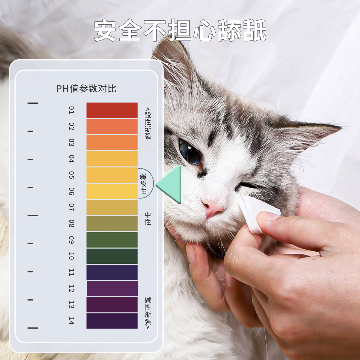 Fábrica al por mayor pipetao Ojo de mascota toallitas para el oído eliminación de lágrimas de gato toallitas perro suministros de limpieza