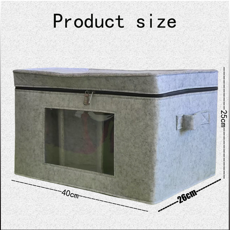 Caja de almacenamiento plegable de tela no tejida, tipo cajón, al por mayor para armario y ropa