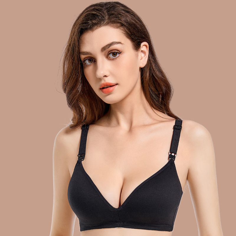 Nursing Bra, Cotton, Pregnant Women's Pregnancy Intimates, Push-Up Bra, No Steel Ring, Breastfeeding, Breastfeeding Protection Nursing Bra, Cotton, Pregnant Women's Pregnancy Intimates, Push-Up Bra, No Steel Ring, Breastfeeding, Breastfeeding Protection